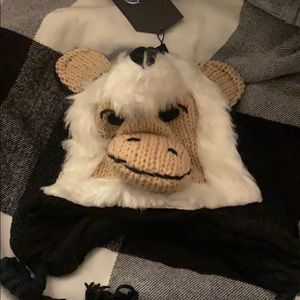 COPY - New Animal Pilot Monkey Winter Hat 100% Wool NWT